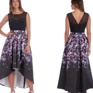 R&M Richard Floral Hi Low Sleeveless Dress Size 6